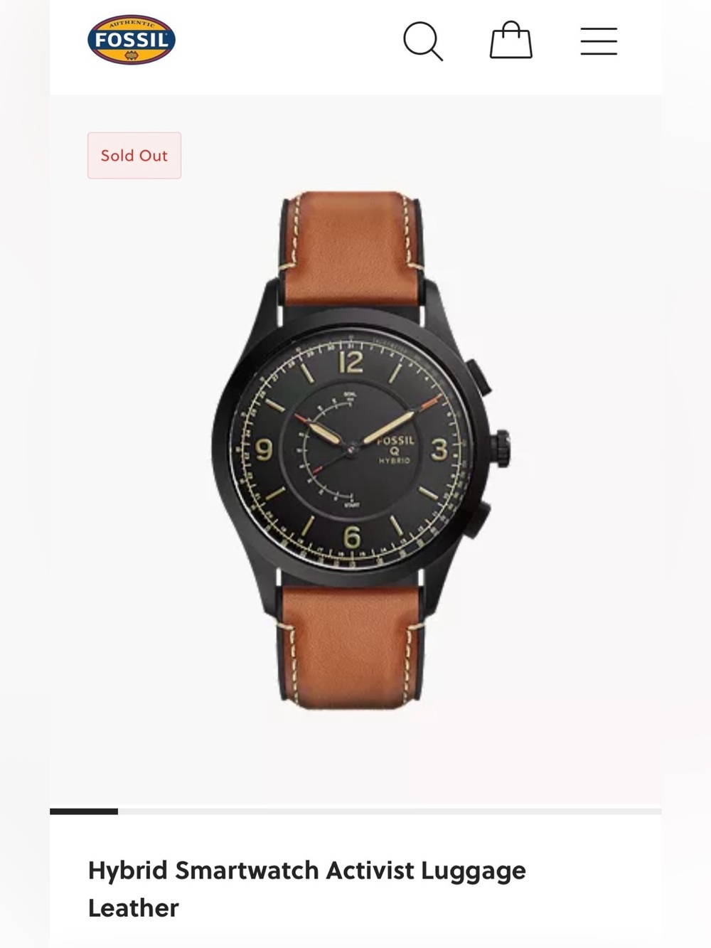 Fossil Q Activist Hybrid Smartwatch